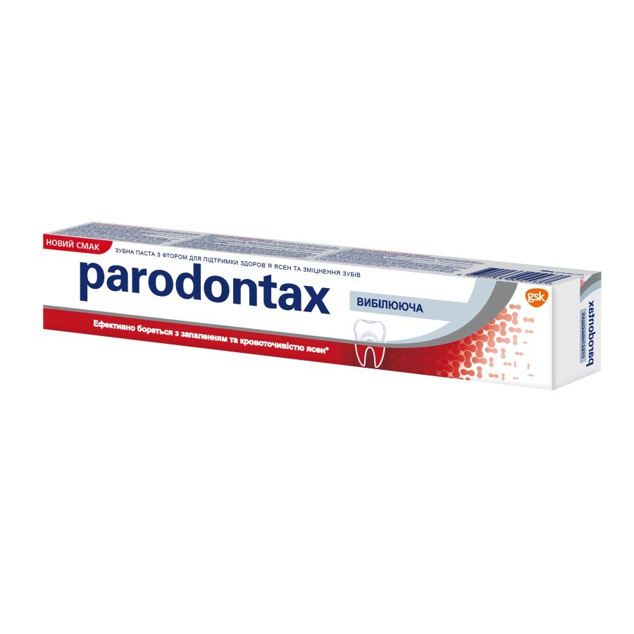 Зубна паста Parodontax Дбайливе відбілювання, 75 мл: ціни та характеристики