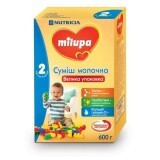 Сухая молочная смесь Milupa 2 для детей от 6 до 12 месяцев, 600 г