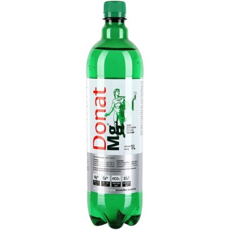 Вода натуральная Donat Mg минеральная 1 л бутылка П/Э