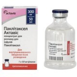 Паклітаксел актавіс конц. д/п інф. р-ну 300 мг фл. 50 мл