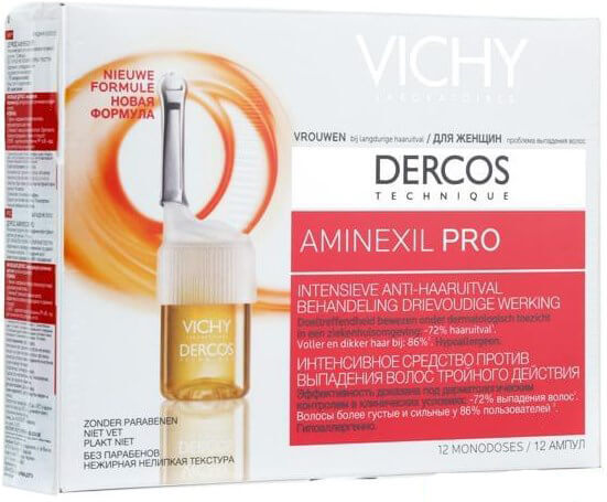 

Засіб від випадіння волосся Vichy Dercos Aminexil SP94 6 мл для жінок, №12, 6 мл, д/жінок