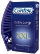Презервативы латексные с силиконовой смазкой CONTEX Extra Large увеличенного размера, 12 шт.