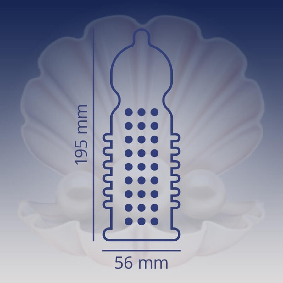 Презервативы латексные с силиконовой смазкой CONTEX Extra Sensation с крупными точками и ребрами, 12 шт.: цены и характеристики