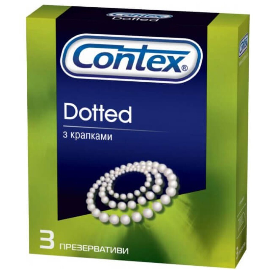 Презервативы Contex Dotted, 3 шт: цены и характеристики