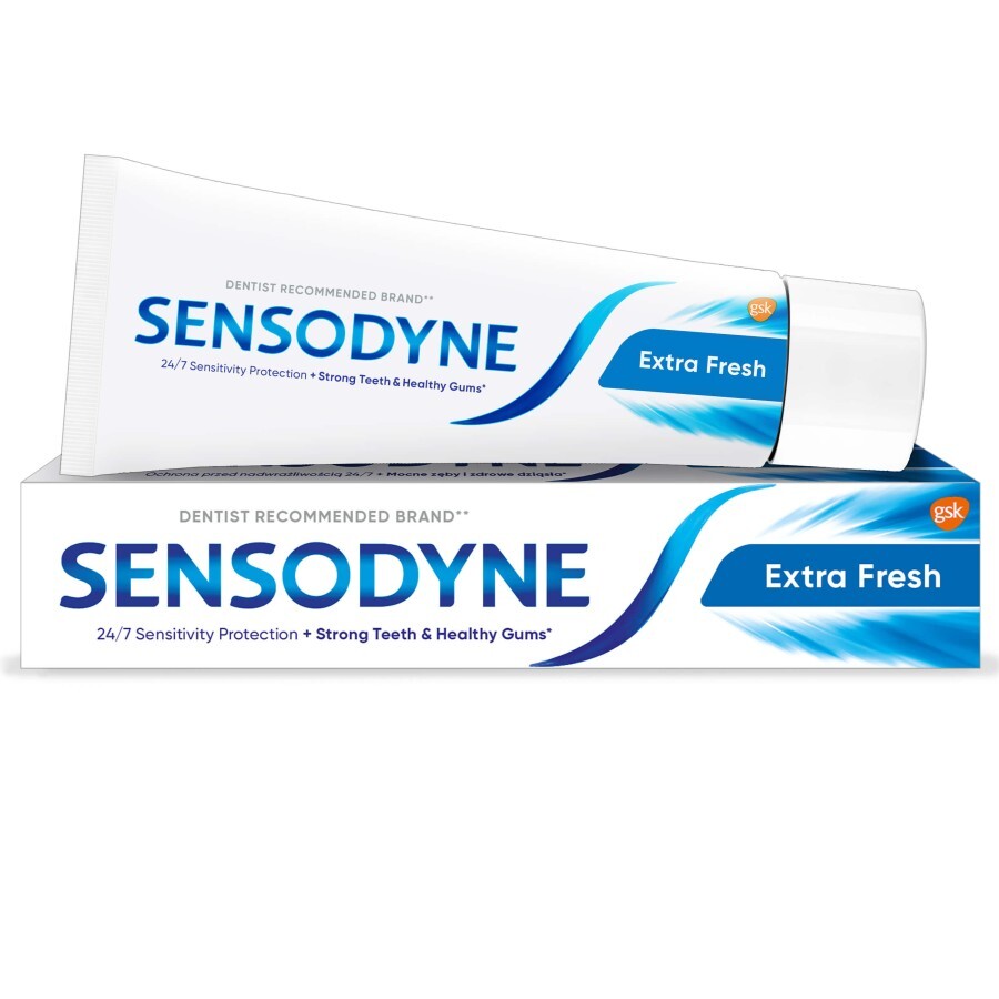 Зубна паста Sensodyne Екстра свіжість, 100 мл: ціни та характеристики