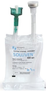 Натрия хлорид-солювен р-р д/инф. 0,9 % контейнер 200 мл