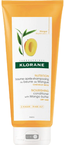 

Бальзам Klorane Balm With Oil Mango живильний, 200 мл, 200 мл, для сухого волосся