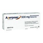 Азитрокс 500 таблетки в/о 500 мг №3