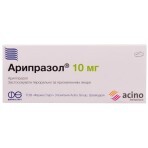 Арипразол табл. 10 мг блістер №10: ціни та характеристики