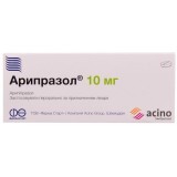 Арипразол табл. 10 мг блістер №10