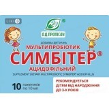 Мультипробиотик Симбитер ацидофильный для детей с рождения до 3- х лет, пакет 10 мл, №10