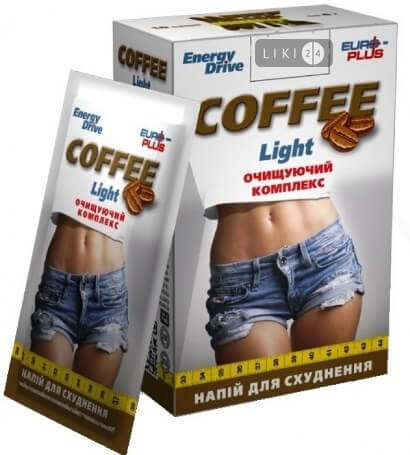 

Напій кавовий розчинний лайт "energy drive" суміш харчова комплексна для спортсменів пакет 4 г №10, пакет 4 г