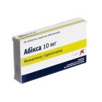 Абікса табл. в/о 10 мг блістер №28: ціни та характеристики