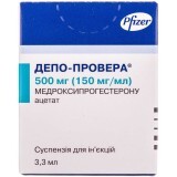 Депо-Провера сусп. д/ін. 500 мг фл. 3,3 мл