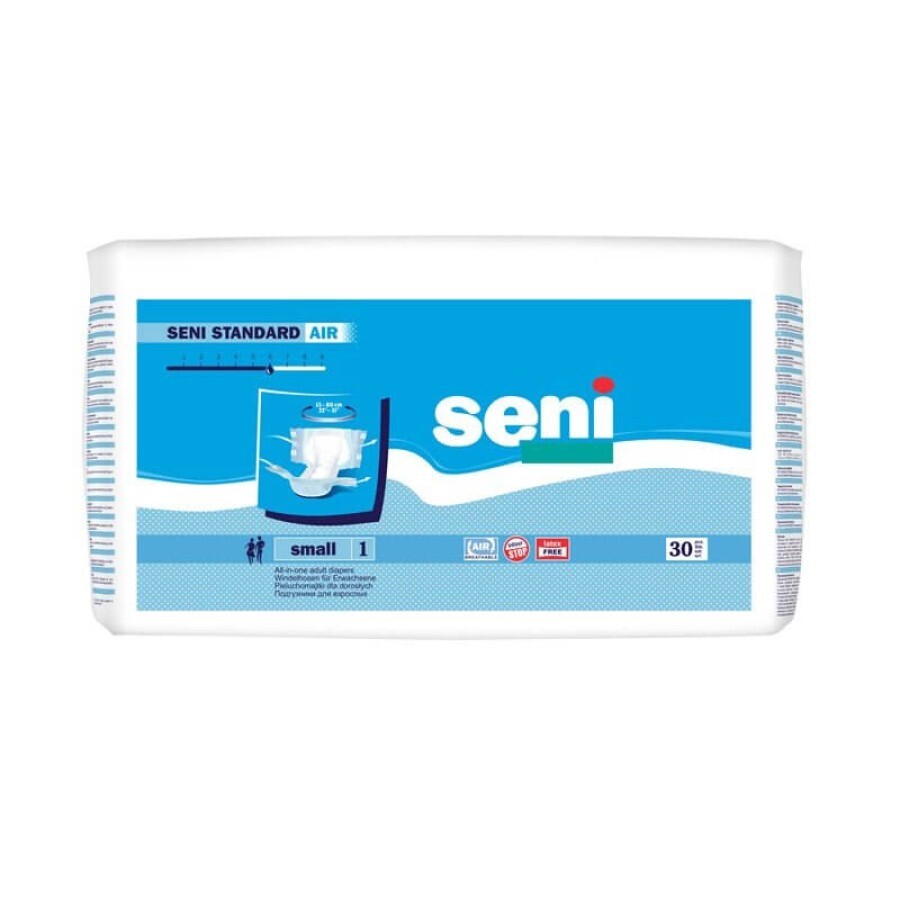 Подгузники для взрослых Seni Standard Air Small 30 шт: цены и характеристики
