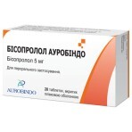 Бисопролол Ауробиндо табл. 5 мг блистер №28: цены и характеристики