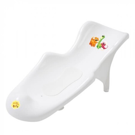 Детская подставка в ванночку Maltex Дино белая