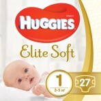 Підгузки Huggies Elite Soft 1 27 шт: ціни та характеристики