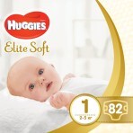 Підгузки Huggies Elite Soft 1 82 шт: ціни та характеристики