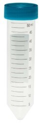 Пробірка Plasti Lab 30 х 115 мм, стерильна, 50 мл (тип Фалькон, конусна, з РР, з кришкою, градуйована)