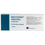 Вентолин небулы р-р д/инг. 2,5 мг небулы 2,5 мл №10