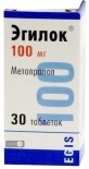 Эгилок табл. 100 мг фл. №30