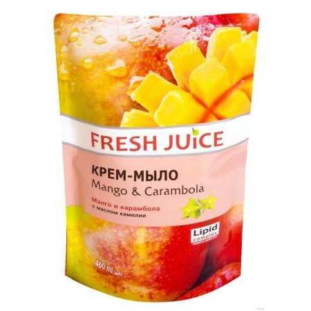 Крем-мыло Fresh Juice Mango & Carambola, 460 мл 