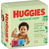 Вологі серветки Huggies Natural Care 168 шт (56х3)