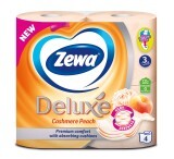 Туалетная бумага Zewa Deluxe персик №4