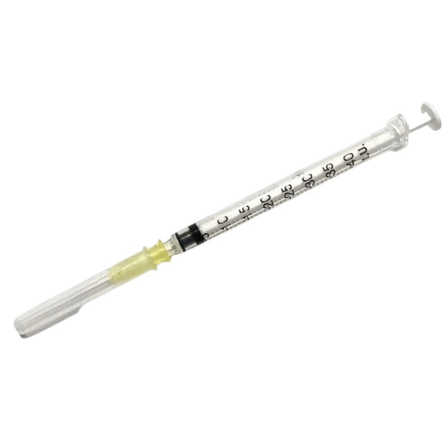Шприц інсуліновий BD Plastipak U-40 з голкою 0,3 мм х 13 мм, 1 мл: ціни та характеристики