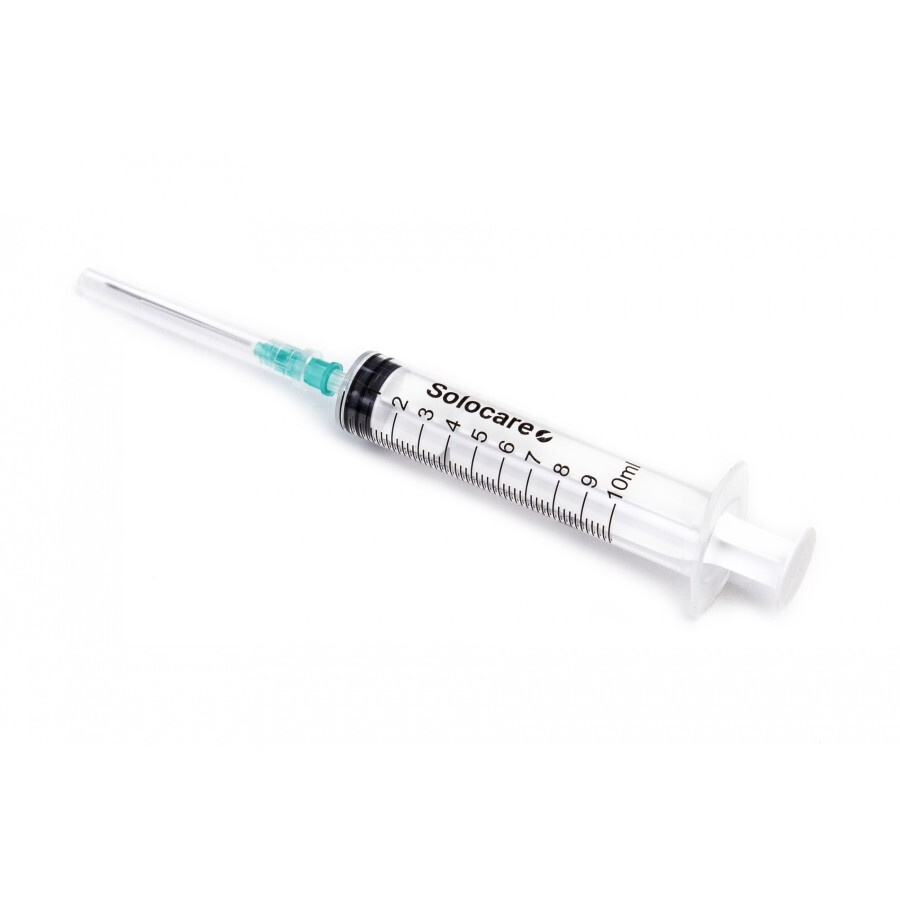 Шприц инъекционный одноразового применения medicare трехкомпонентный Luer Slip 5 мл, с иглой 0,7 х 38 мм: цены и характеристики