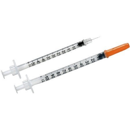 Шприц інсуліновий Tiramed U-100 3-х компонентний, 1 мл