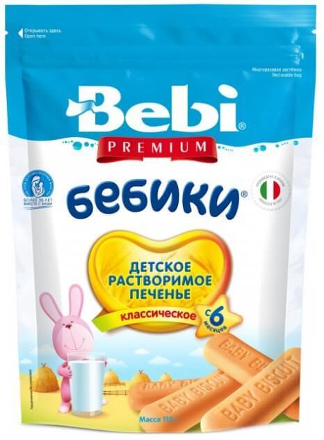 

Печиво Bebi Premium Бебіки класичне, 115 г, 115 г