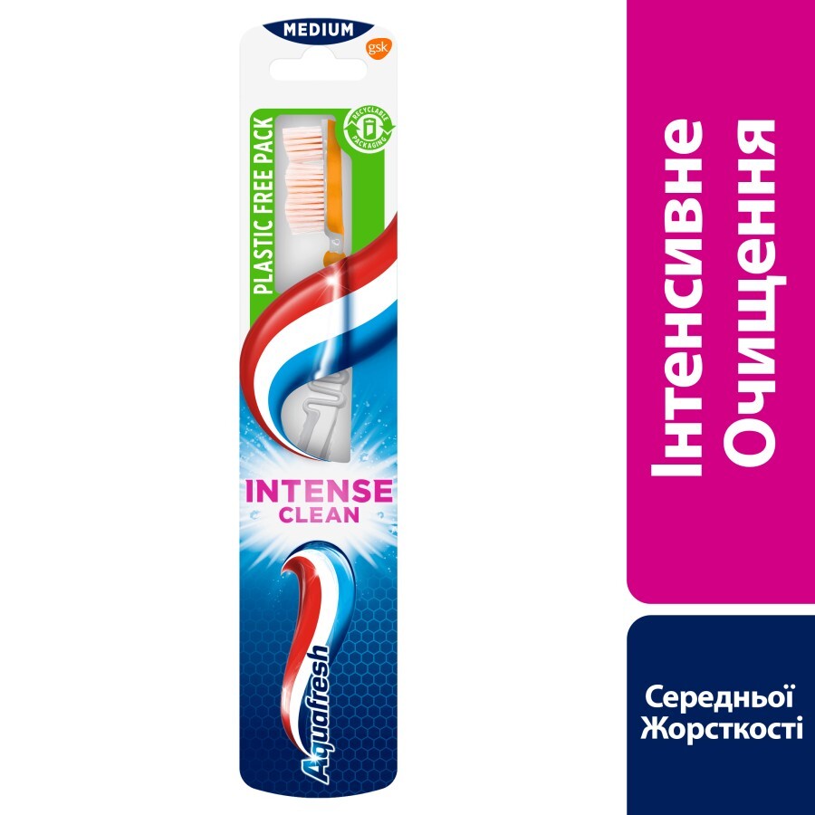 Зубная щетка Aquafresh Intense Clean Medium: цены и характеристики