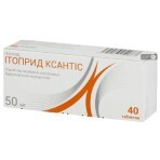 Итоприд Ксантис таблетки 50 мг №40: цены и характеристики