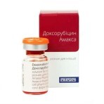 Доксорубіцин Амакса р-н д/ін. 2 мг/мл фл. 25 мл: ціни та характеристики