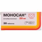 Моносан табл. 20 мг №30: цены и характеристики