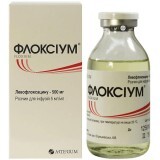 Флоксиум р-р д/инф. 500 мг бутылка 100 мл, в пачке