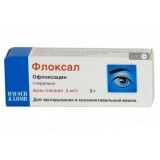 Флоксал мазь глаз. 3 мг/г туба 3 г