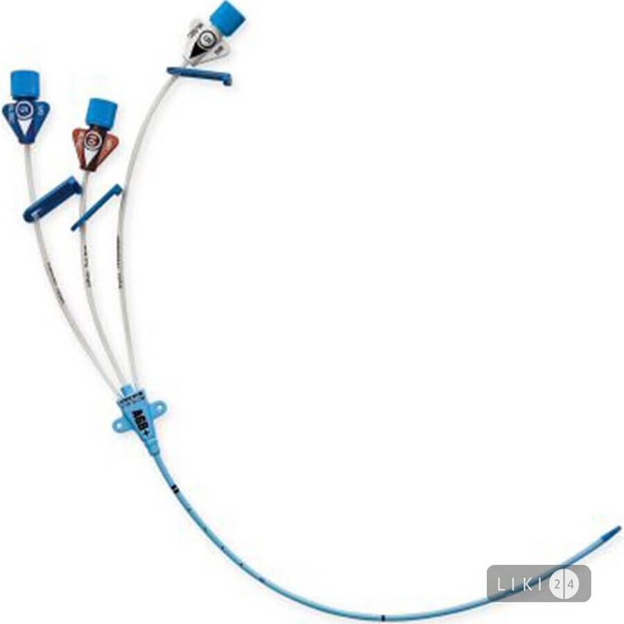 Набор для центральной венозной катетеризации с многопросветным катетером Blue Flextip CV-15703 20 см, 7 Fr х 8: цены и характеристики