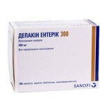Депакин Энтерик 300 табл. п/о кишечно-раств. 300 мг №100