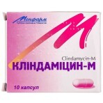 Кліндаміцин-М капс. 0,15 г блістер №10: ціни та характеристики