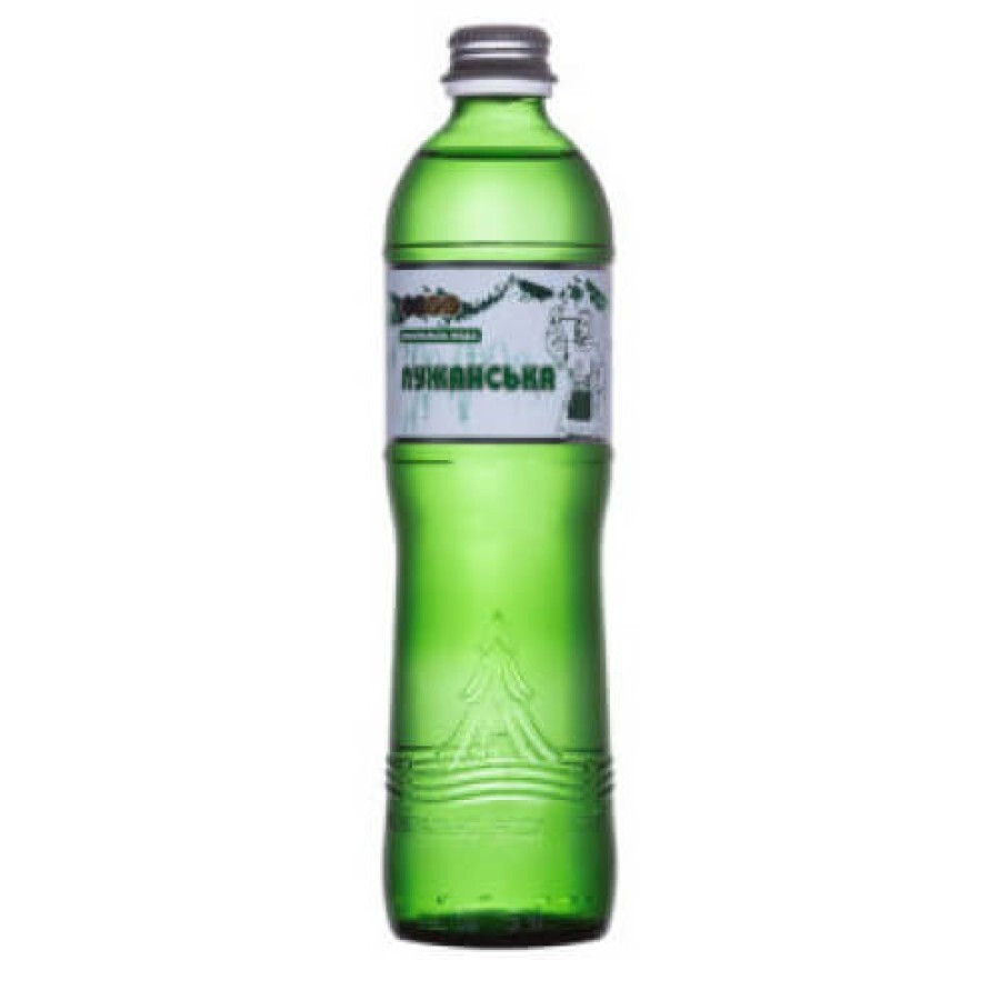 Вода минеральная Лужанська лечебно-столовая сильногазированная  0.5 л бутылка стеклянная: цены и характеристики