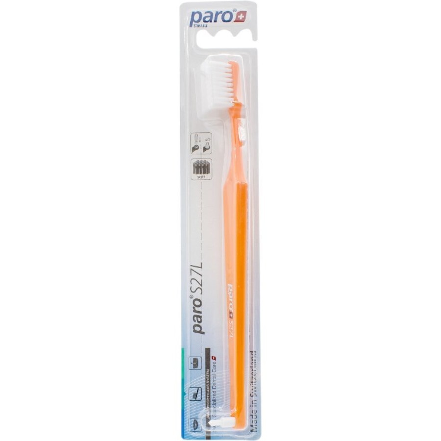 Зубная щетка Paro Swiss S27L с монопучковой насадкой: цены и характеристики