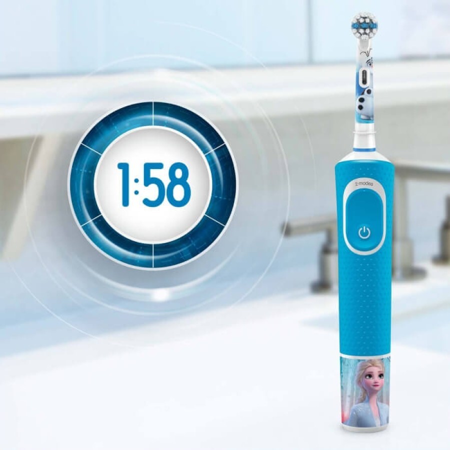 Електрична зубна щітка ORAL-B BRAUN Stage Power/D100 Frozen: ціни та характеристики
