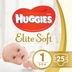 Підгузки Huggies Elite Soft 1 3-5 кг 25 шт: ціни та характеристики