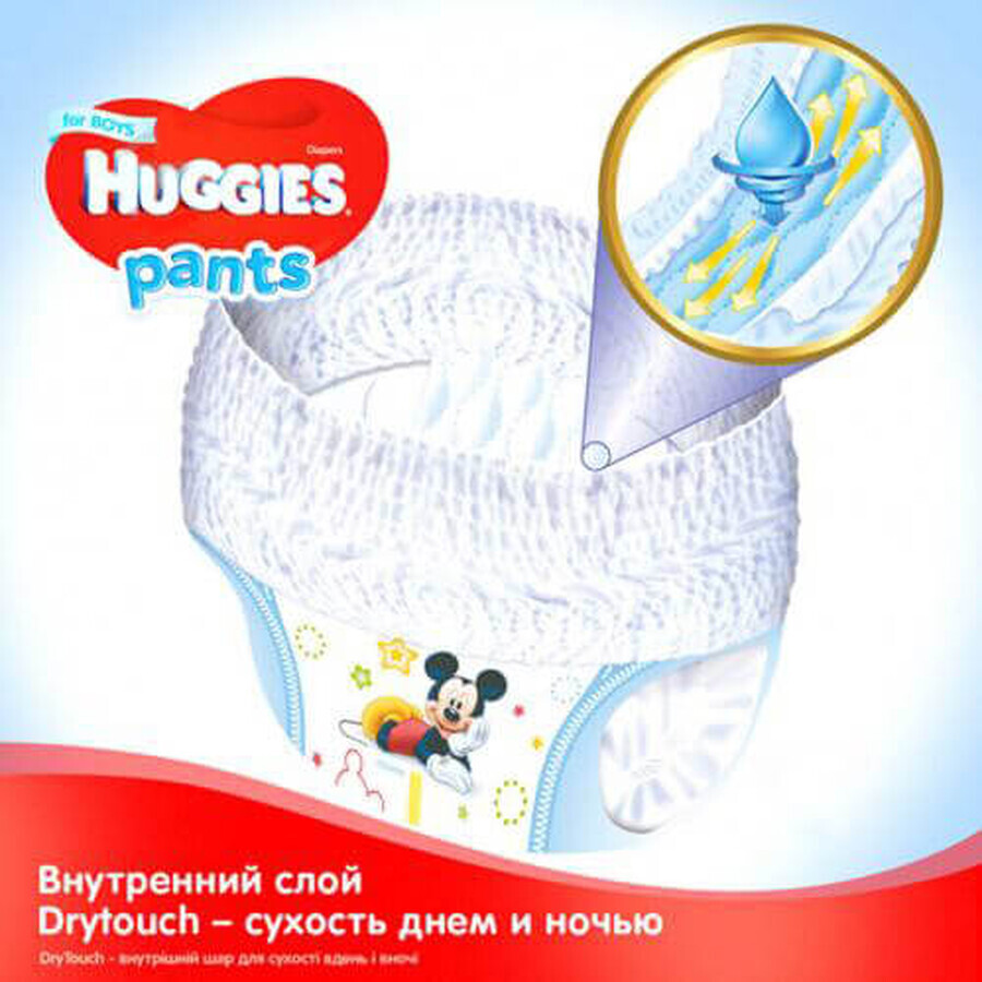 Трусики-підгузки для хлопчиків Huggies Pant розмір 6 15-25 кг 36 шт: ціни та характеристики