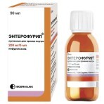 Энтерофурил сусп. оральн. 200 мг/5 мл фл. 90 мл: цены и характеристики