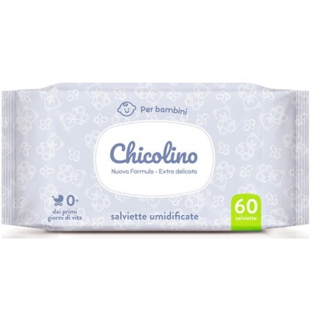 Влажные салфетки Chicolino для детей с первых дней жизни, №60