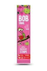 Конфеты фруктово-ягодные страйпс Bob Snail Улитка Боб Яблоко-малина, 14 г